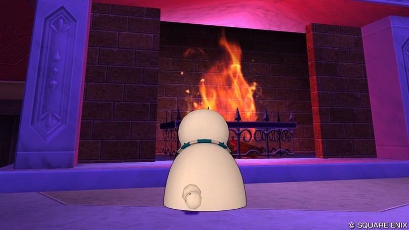 暖炉暖かくて溶けそう(*´д｀*)