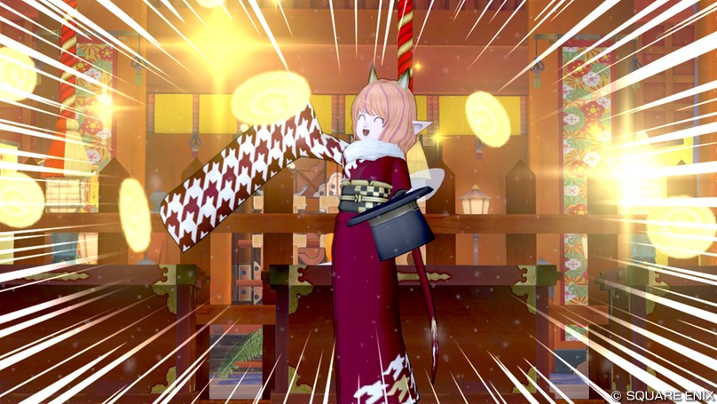 神様!　背中を押して!　今年も頑張るから!