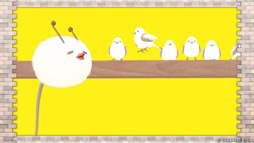 白くてモフモフ