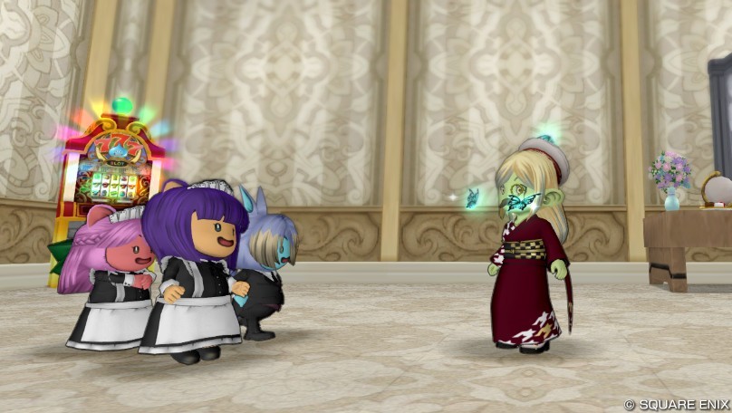 ちなみにプクリポからドワーフへ仮装中です