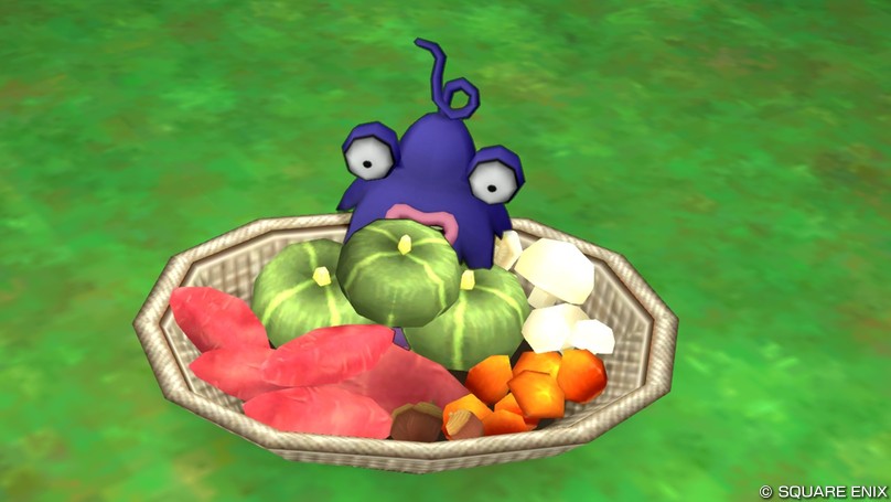 畑の収穫